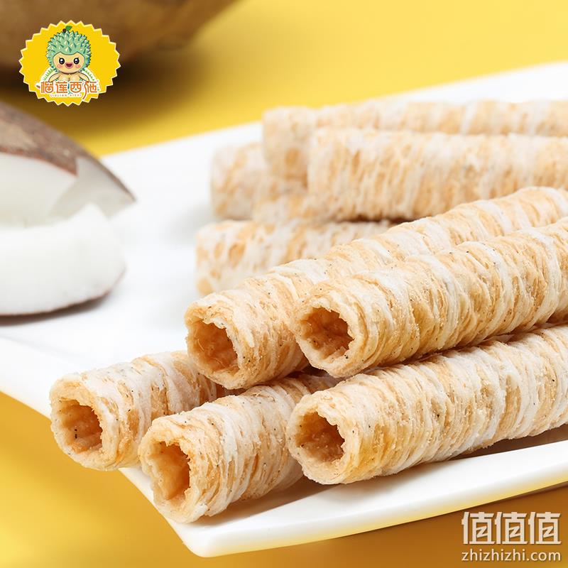 榴莲西施 泰式椰奶夹心蛋卷 150g*3包 26.9元包邮（需领券） 值值值-买手聚集的地方