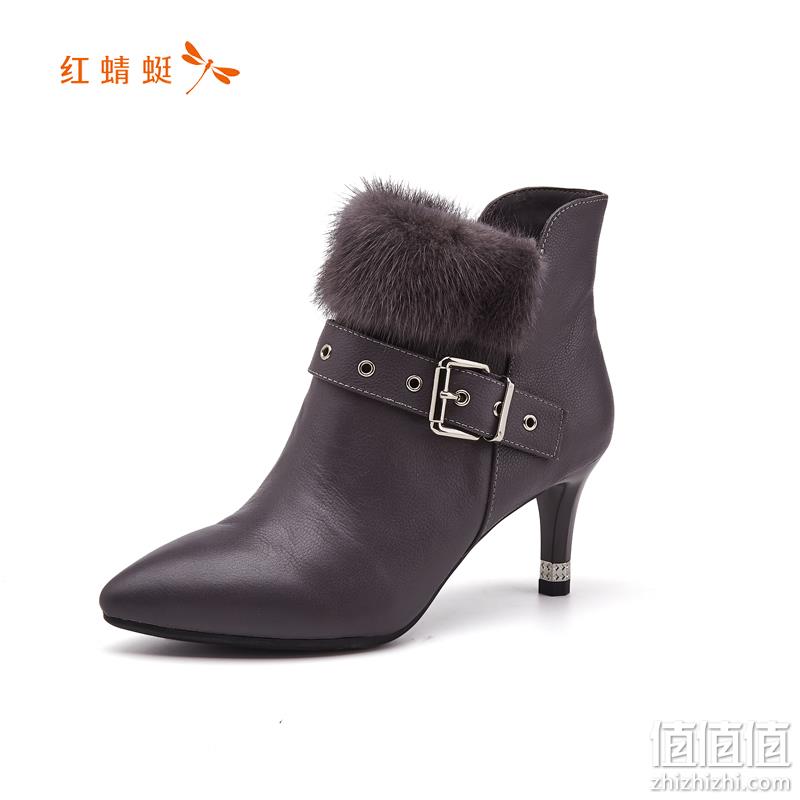 清仓低价，红蜻蜓 秋冬百搭女靴 110款可选 新低59元包邮（需领券） 值值值-买手聚集的地方