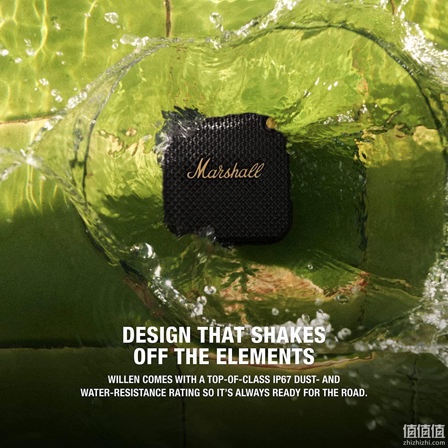 亚马逊销冠！Marshall 马歇尔 Willen 便携式超小型蓝牙音响 645.76元 值值值-买手聚集的地方