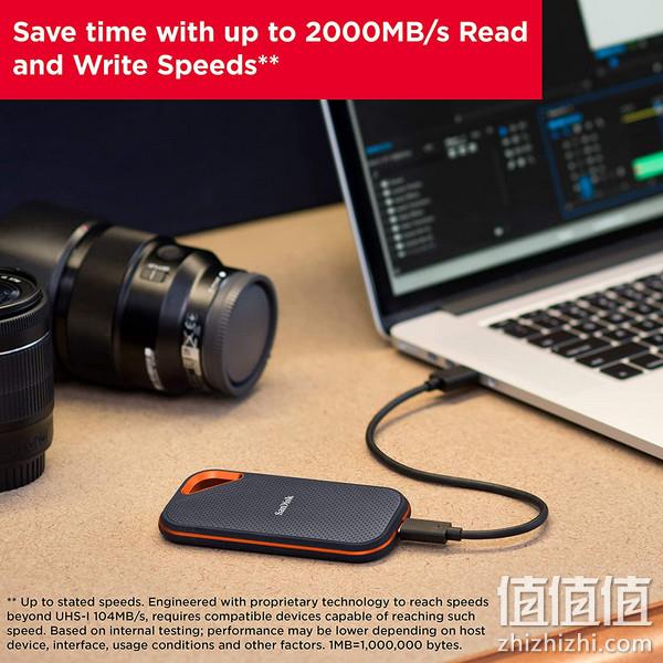 亚马逊销冠！读写2000MB/秒，SanDisk 闪迪 Extreme Pro 至尊超极速 NVMe 移动固态硬盘4TB 2549元 值值值-买手聚集的地方