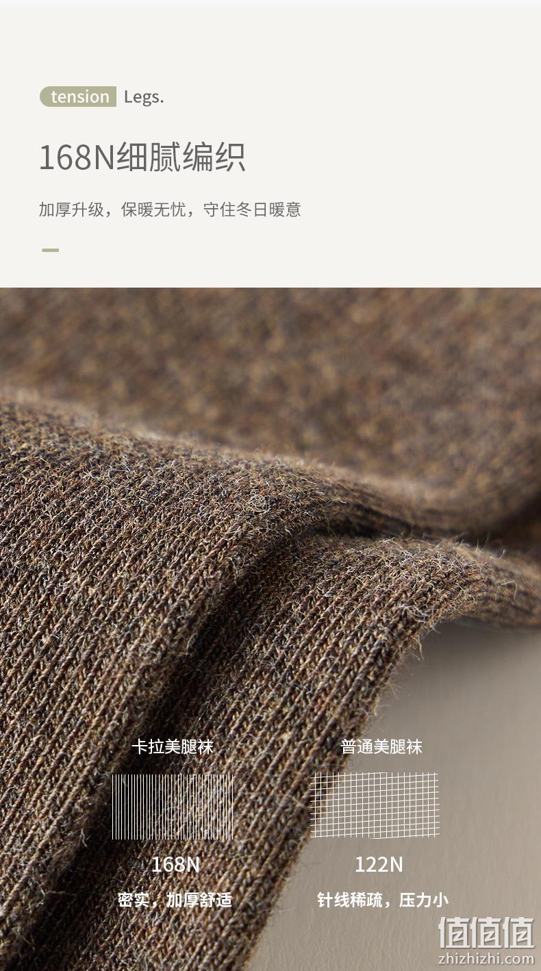 Caramella 女士纯棉外穿微压高筒袜 3双 29.9元包邮（需领券） 值值值-买手聚集的地方