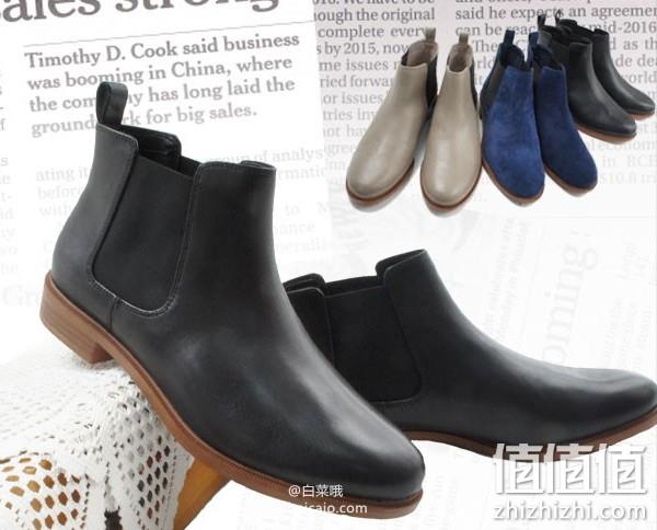 Clarks 其乐 Taylor Shine 女士真皮切尔西靴 299.12元 值值值-买手聚集的地方