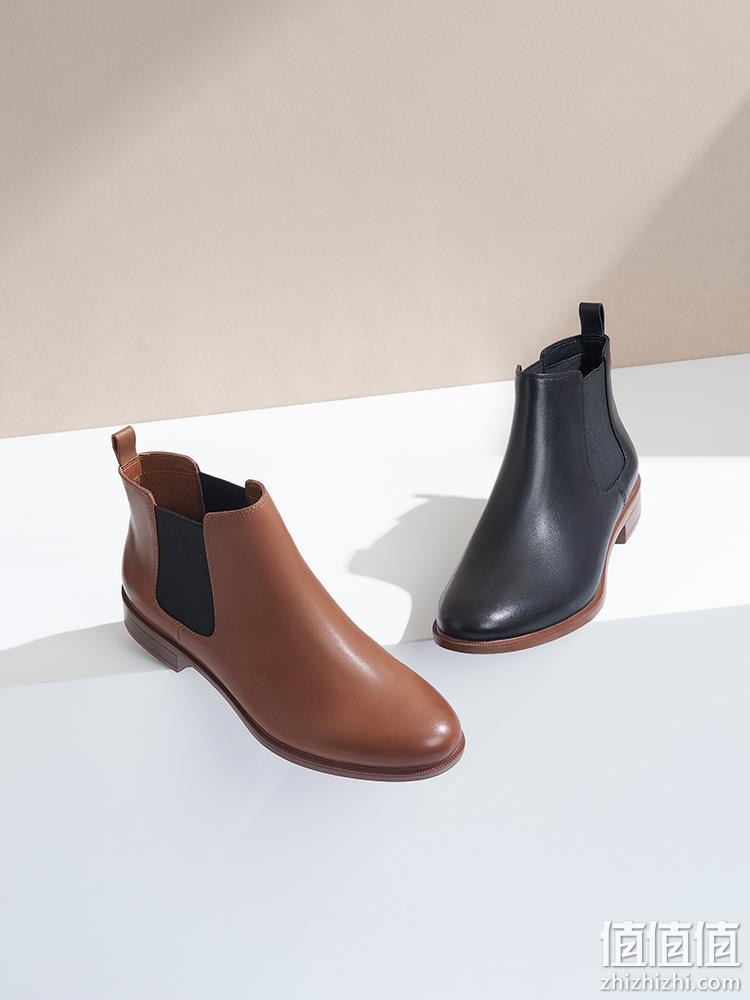 Clarks 其乐 Taylor Shine 女士真皮切尔西靴 299.12元 值值值-买手聚集的地方
