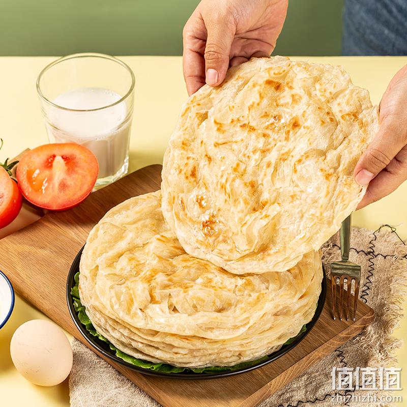 亚明食品 原味葱香台湾手抓饼 10片/1.2kg*3件 30.8元包邮（10.26元/件） 值值值-买手聚集的地方