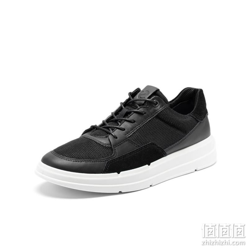 ECCO 爱步 Soft X柔酷系列 男士网面运动鞋 420544 362.23元 值值值-买手聚集的地方