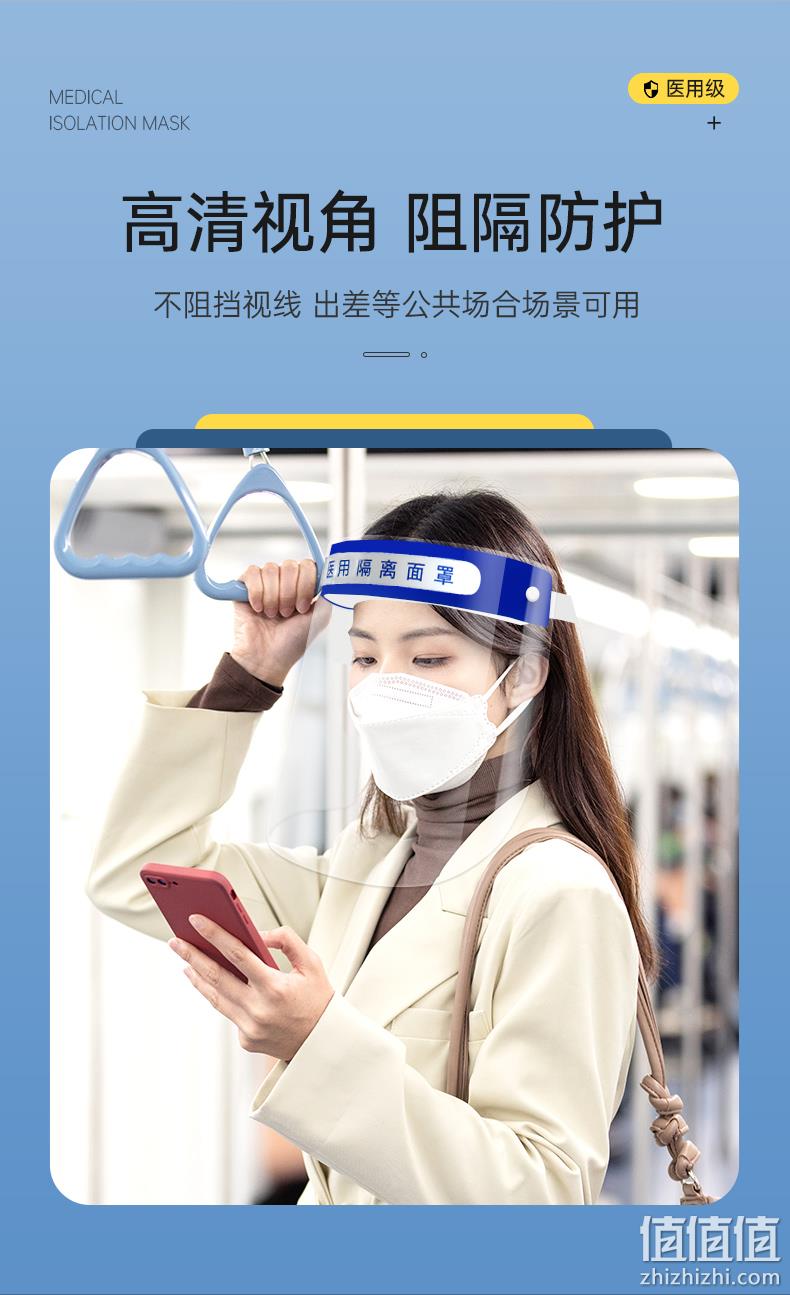 药监备案，超亚 医用医护防护面罩 10个 新低15.9元起包邮（需领券） 值值值-买手聚集的地方