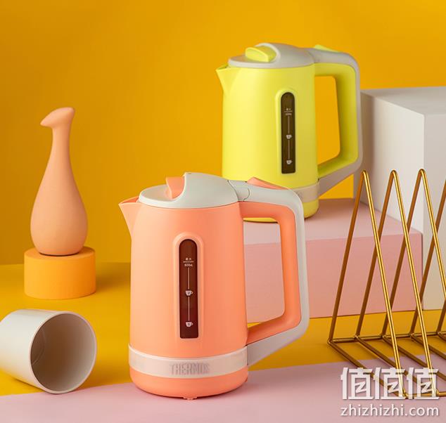 双电压全球可用，Thermos 膳魔师 EHA-1361A 便携式电热水壶 附带2只饮水杯 史低99元包邮（需领券） 值值值-买手聚集的地方