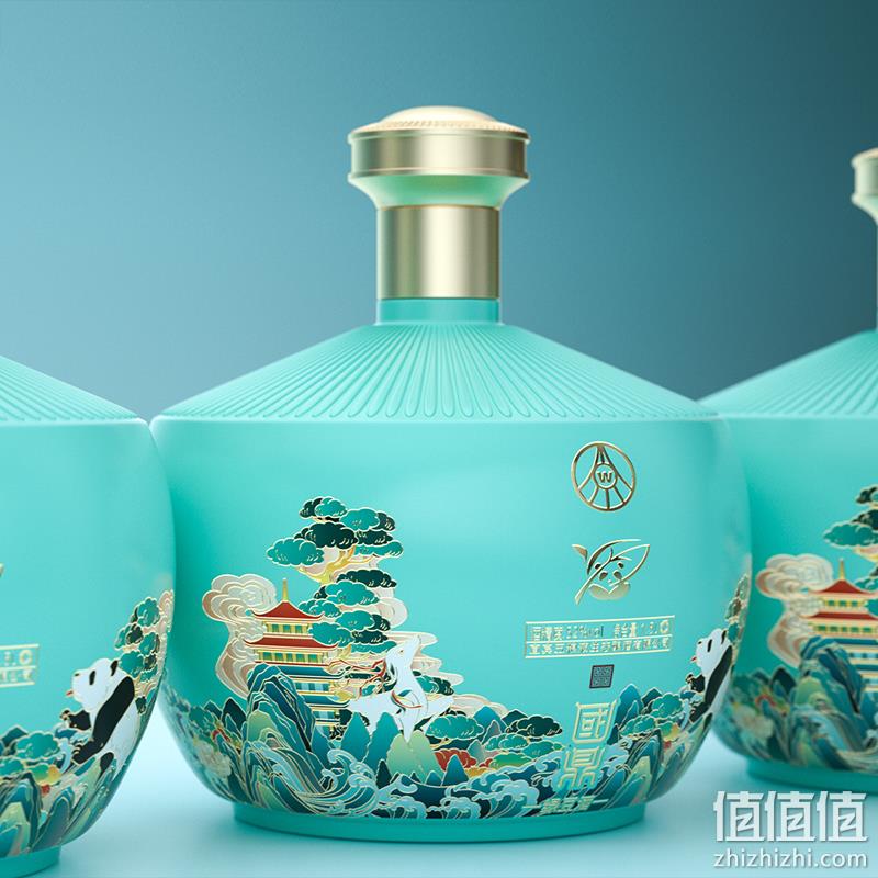 五粮液股份出品，国鼎金荷 52度浓香型白酒1.5L 熊猫礼盒 赠兔年春联 新低180元包邮（双重优惠） 值值值-买手聚集的地方