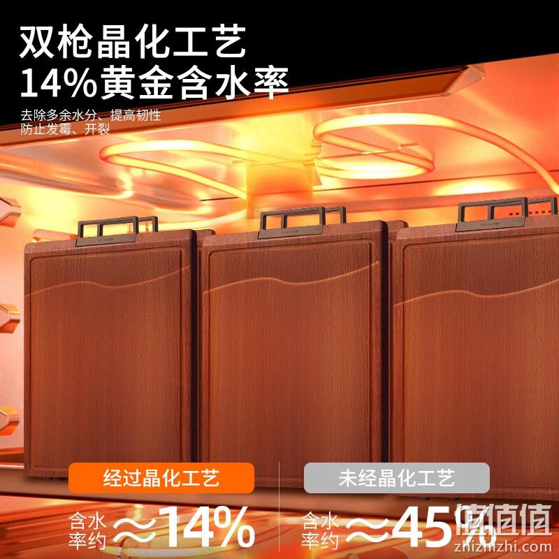 Suncha 双枪 黑金檀木 抗菌整木砧板 26*24*0.5cm 赠砧板架 59元包邮（双重优惠） 值值值-买手聚集的地方