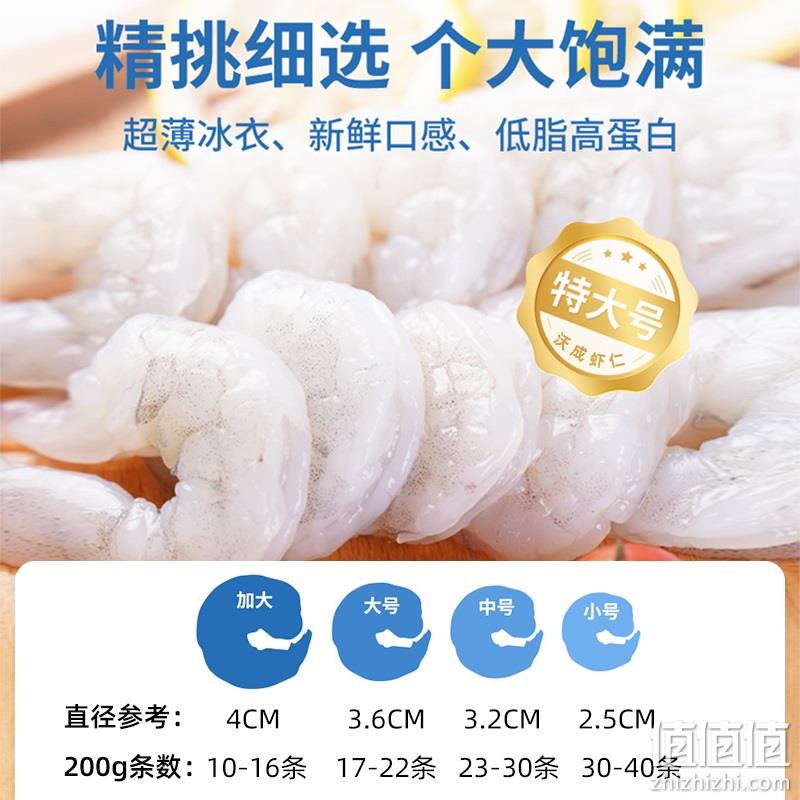 沃成极鲜 国产生冻青虾仁 净重200g*3袋 59.9元顺丰包邮（需领券） 值值值-买手聚集的地方
