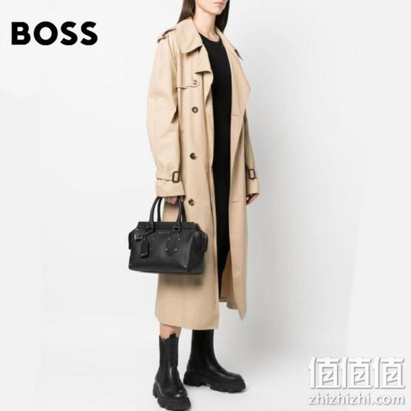 BOSS Hugo Boss 雨果·博斯 Ivy Sm 女士牛皮手提包  50481870 1384.8元 值值值-买手聚集的地方