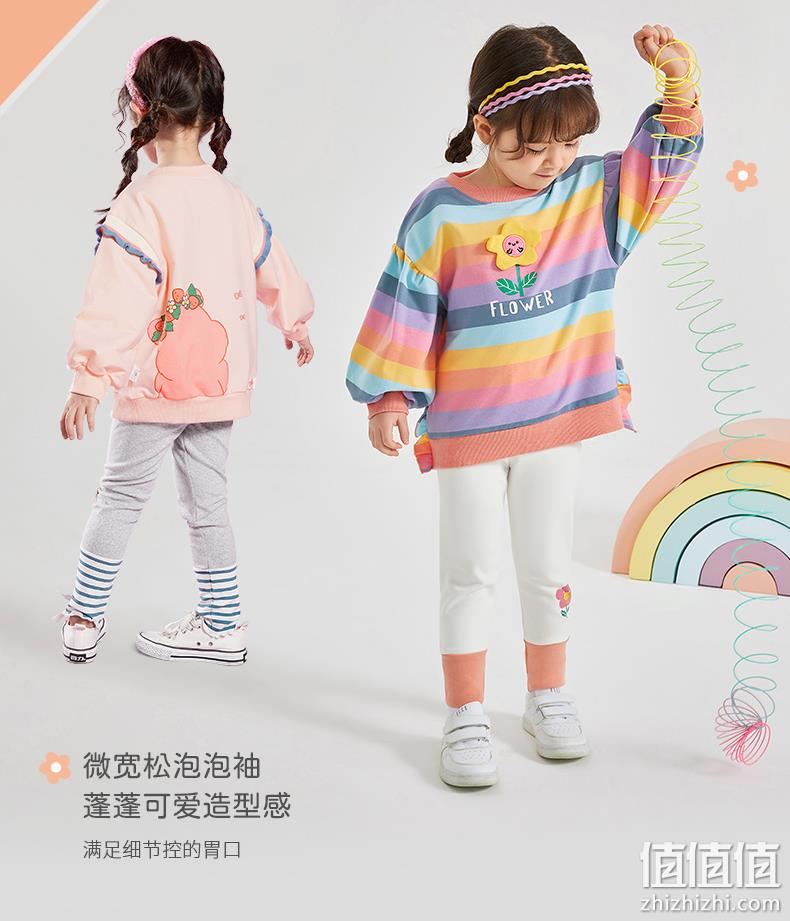 Jellybaby 杰里贝比 女童春季洋气春装两件套（80~130码）2色 79元包邮（双重优惠） 值值值-买手聚集的地方