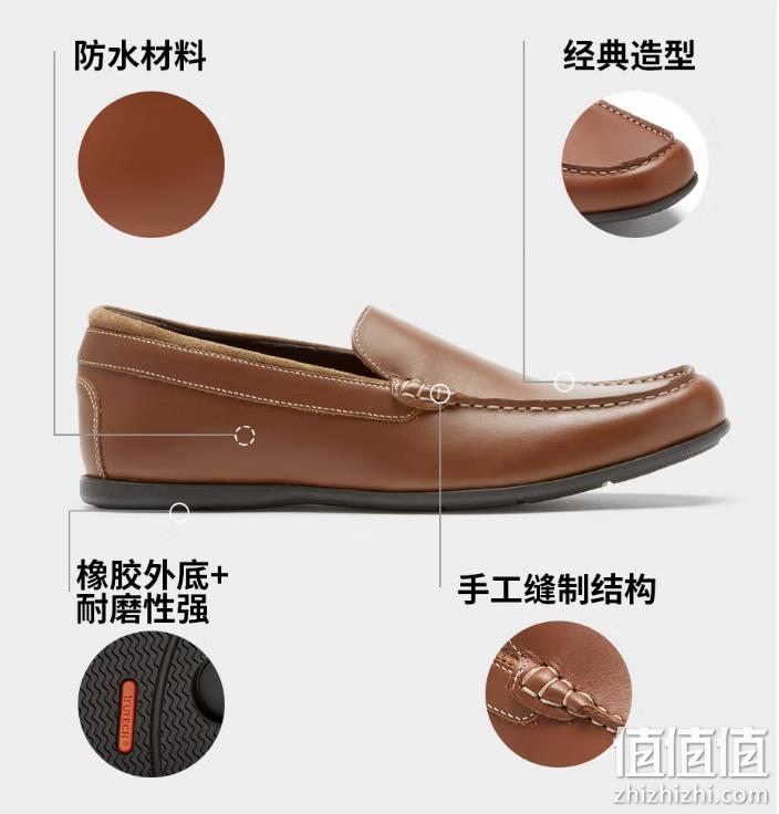 ROCKPORT 乐步 男士真皮乐福鞋 CI4505 359元包邮（多重优惠） 值值值-买手聚集的地方