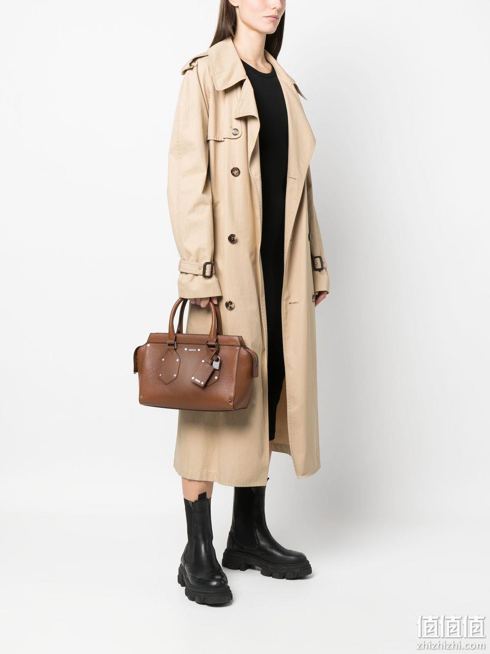 BOSS Hugo Boss 雨果·博斯 Ivy Sm 女士牛皮手提包  50481870 1384.8元 值值值-买手聚集的地方