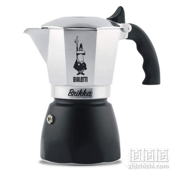 Bialetti 比乐蒂 Brikka 双阀高压摩卡壶咖啡壶 4杯量 338元 值值值-买手聚集的地方