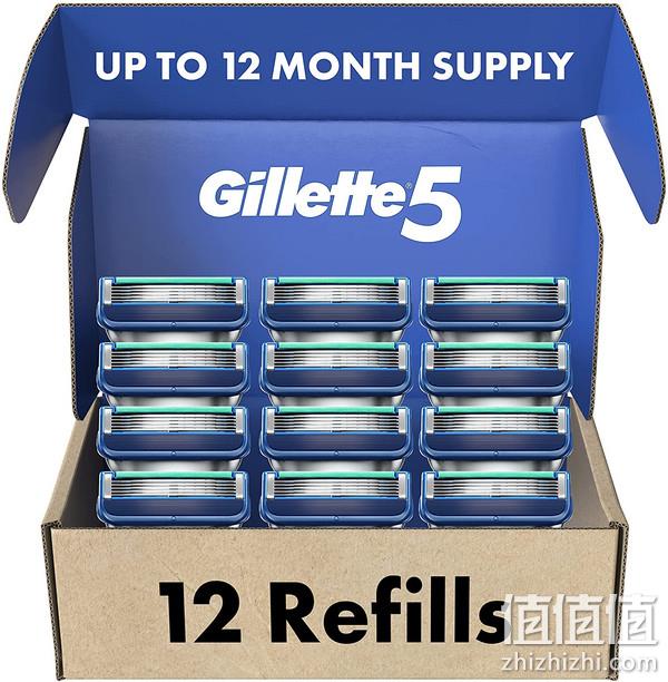 Gillette 吉列 锋隐5 剃须刀头 12个装 142.25元 值值值-买手聚集的地方