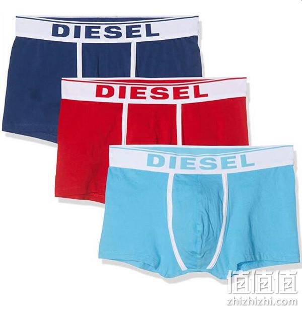 Diesel 迪赛   男士平角内裤 3条装 151.41元 值值值-买手聚集的地方