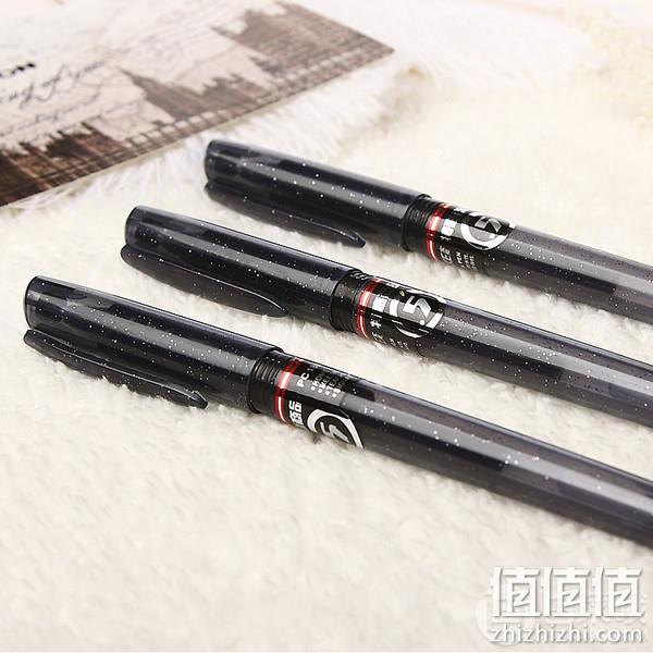 Baoke 宝克 PC1808 黑色中性笔 0.5mm*5支 2.9元包邮（需领券） 值值值-买手聚集的地方