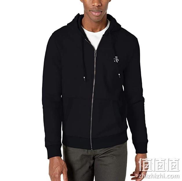 库存浅，Original Penguin 企鹅牌 男士长袖拉链连帽卫衣 史低315元起 值值值-买手聚集的地方