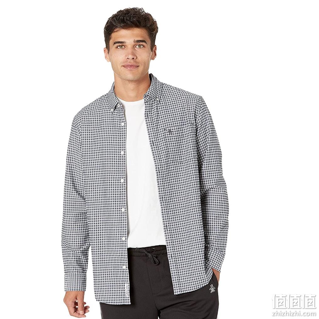 Original Penguin 企鹅牌 Geo 男士长袖纯棉衬衫 315元起 值值值-买手聚集的地方