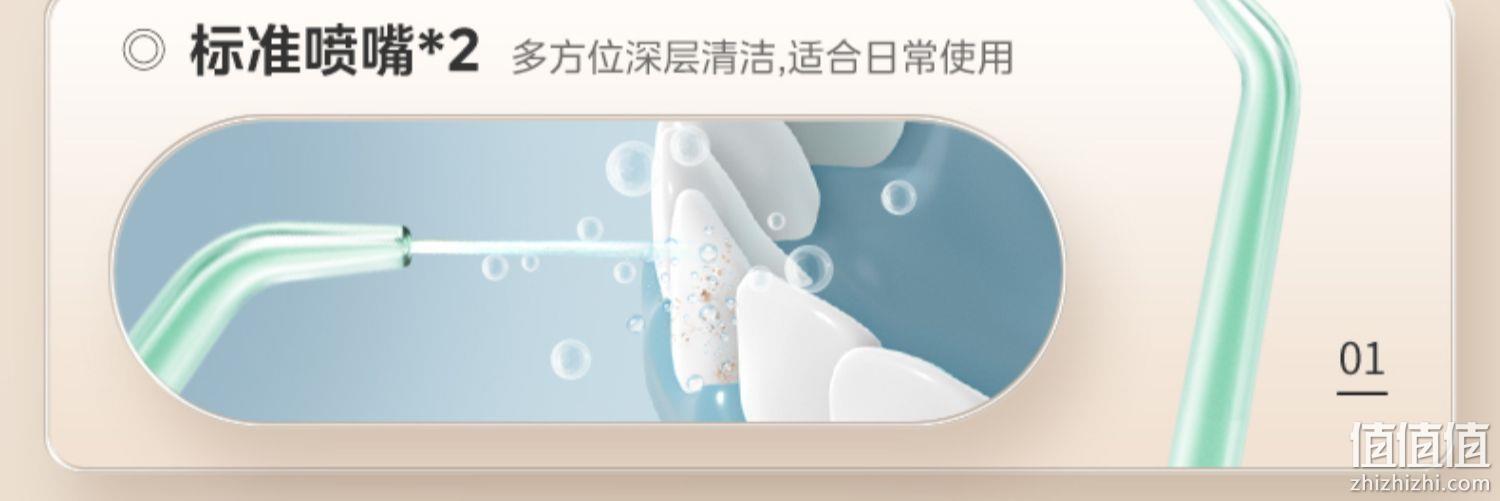 Midea 美的 MC-BL0101 伸缩款冲牙器 自带5个喷嘴 赠送收纳盒 三色 新低169元包邮（需领券） 值值值-买手聚集的地方