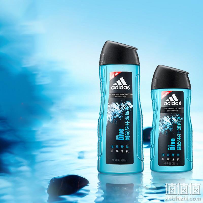 adidas 阿迪达斯 男士洗发沐浴二合一沐浴露400ml+250ml 2款 25元包邮（需领券） 值值值-买手聚集的地方