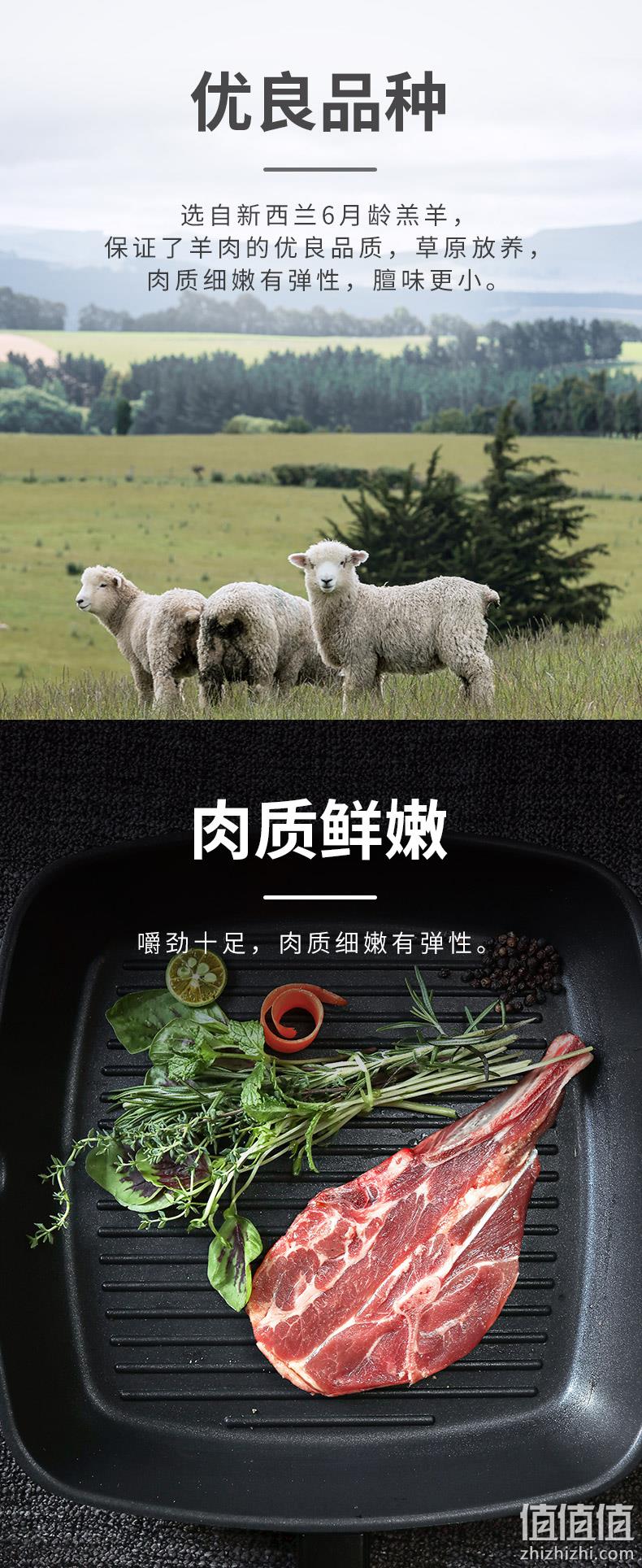 Grand Farm 大庄园 新西兰单骨法式羊肩排500g*2件 71.82元（折35.91元/件） 值值值-买手聚集的地方