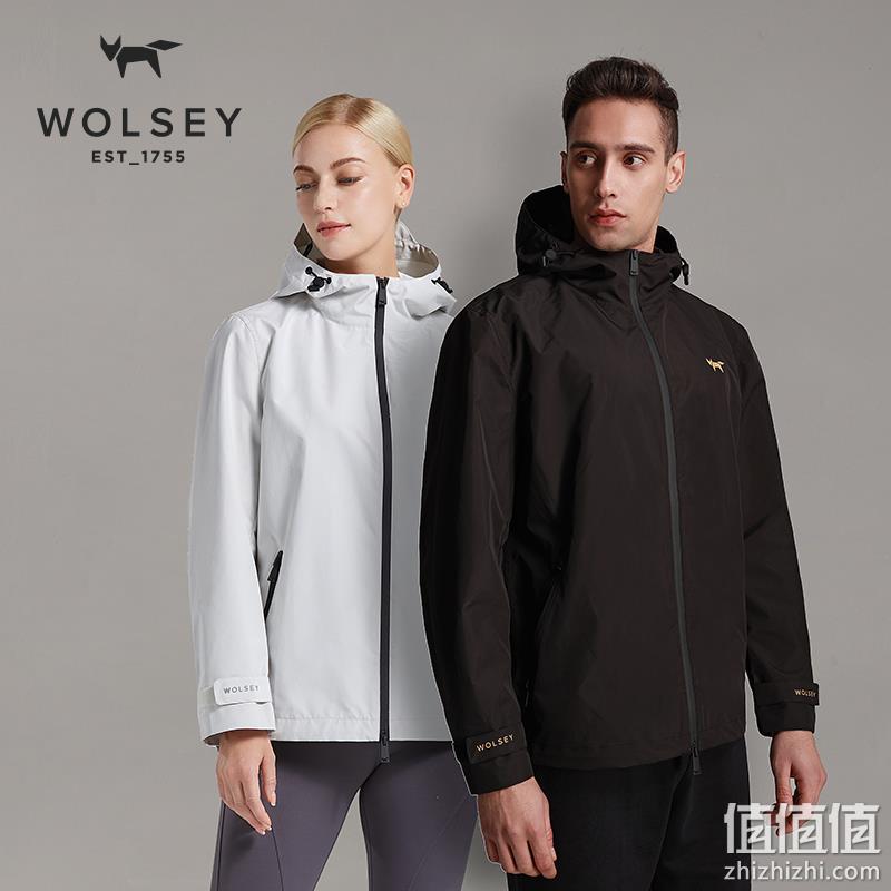 英国皇室266年品牌，Wolsey 2022年春季男女同款1911户外系列冲锋衣外套 3色 史低299元包邮（需领券） 值值值-买手聚集的地方