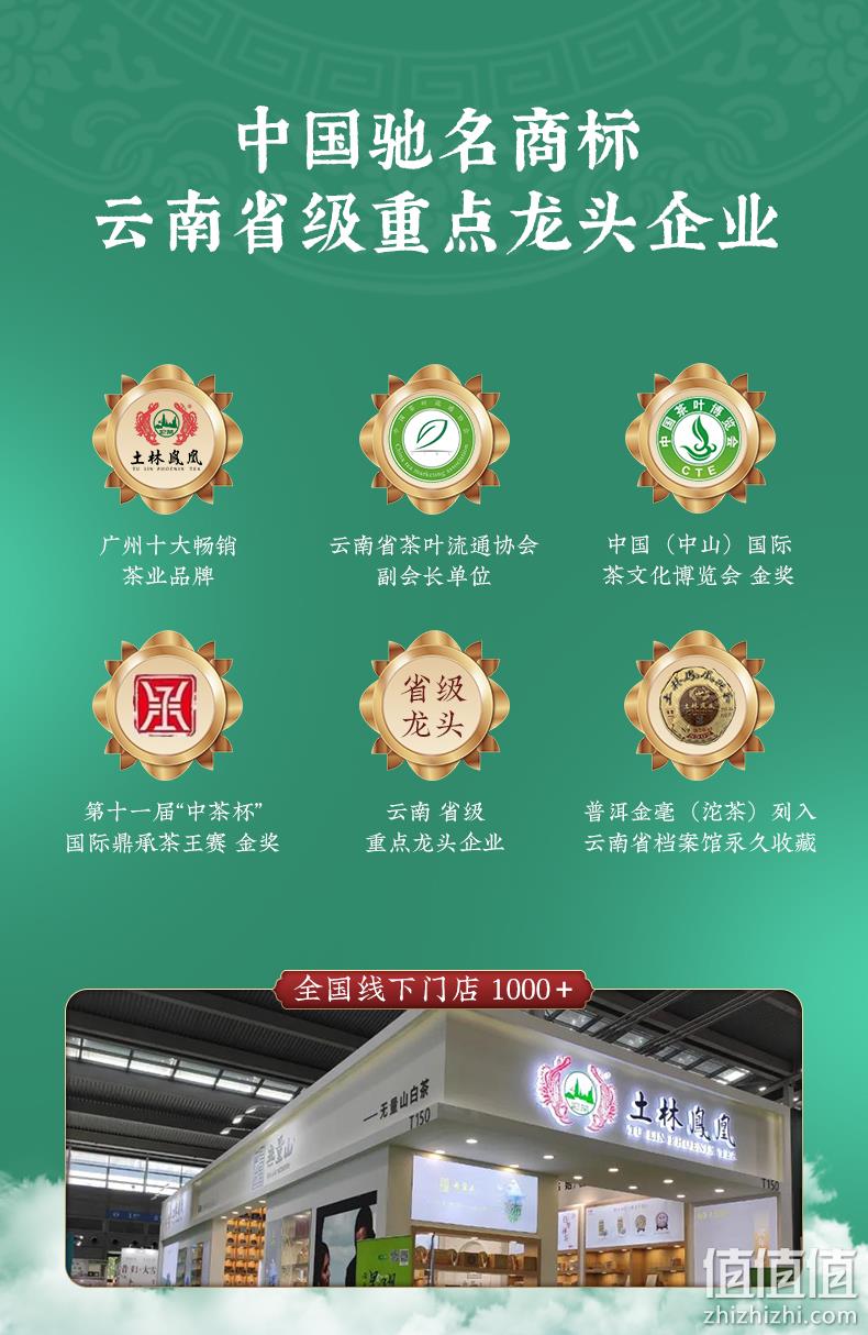 云南省重点龙头企业，土林凤凰 银毫迷你沱生普洱茶盒装120g 24元包邮（熟普同价） 值值值-买手聚集的地方