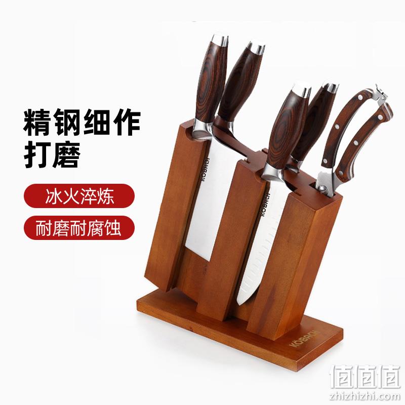 KBH 康巴赫 巴拉利冰锋不锈钢刀具套装6件 199元包邮（需领券） 值值值-买手聚集的地方