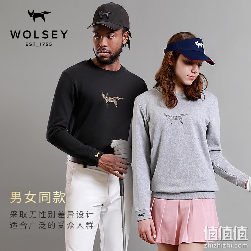 英国皇室266年品牌，Wolsey 男女同款连帽情侣卫衣 春季新款高尔夫练习衫 139元包邮（需领券） 值值值-买手聚集的地方