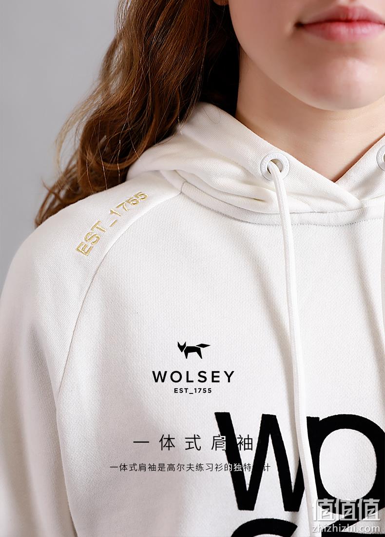 英国皇室266年品牌，Wolsey 男女同款连帽情侣卫衣 春季新款高尔夫练习衫 139元包邮（需领券） 值值值-买手聚集的地方