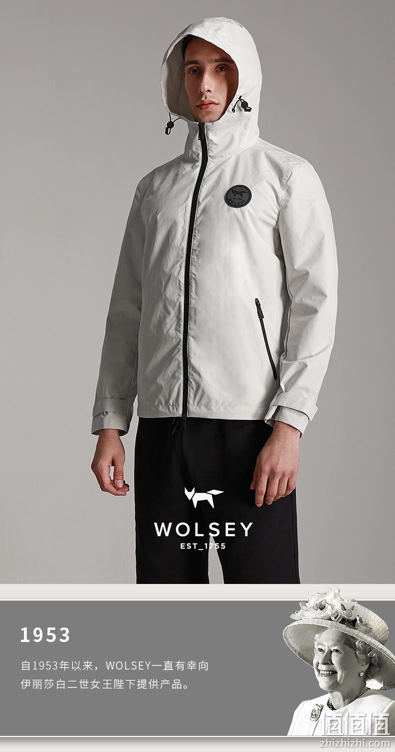 英国皇室266年品牌，Wolsey 2022年春季男女同款1911户外系列冲锋衣外套 3色 史低299元包邮（需领券） 值值值-买手聚集的地方