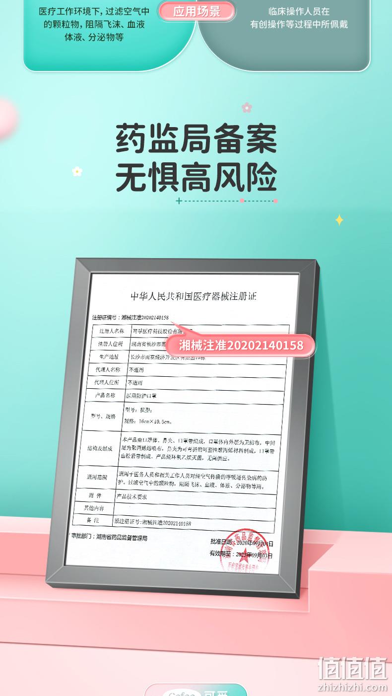 可孚 儿童专用N95医用口罩 独立60片 49.86元包邮（双重优惠） 值值值-买手聚集的地方
