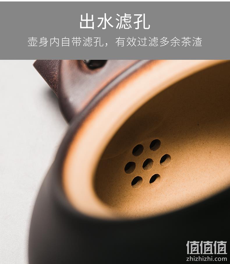 茶博会获奖品牌，容山堂 粗陶提梁壶煮茶器 2款 88.1元包邮（双重优惠） 值值值-买手聚集的地方