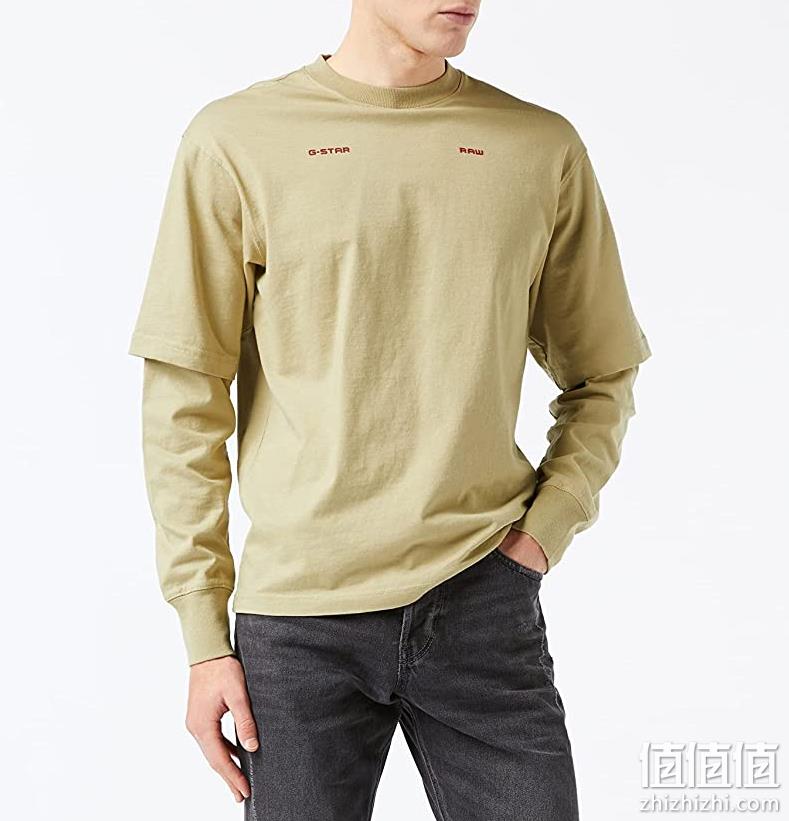 G-STAR RAW Boxy 男士双层T恤 D21197 209.53元 值值值-买手聚集的地方