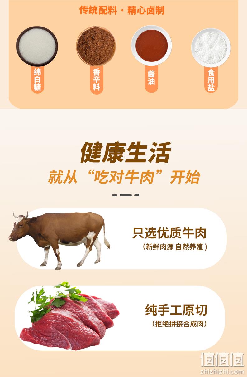 中华老字号，绿柳居 南京特产 干切牛肉 酱牛肉200g 新低26.9元包邮（需领券） 值值值-买手聚集的地方