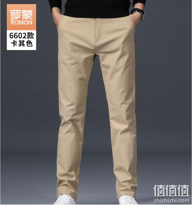 罗蒙 2023春季新款男士宽松直筒休闲裤 多色 89元包邮（需领券） 值值值-买手聚集的地方