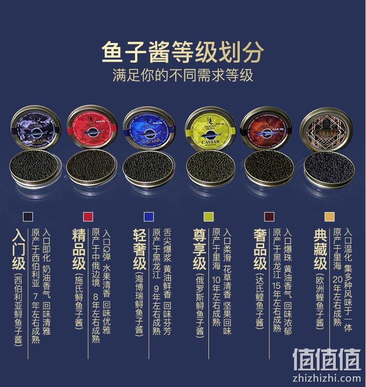米其林三星餐厅供应商，KALUGA QUEEN 卡露伽 7年生西伯利亚鲟鱼子酱盒装 10g*2件 138元包邮（69元/件） 值值值-买手聚集的地方