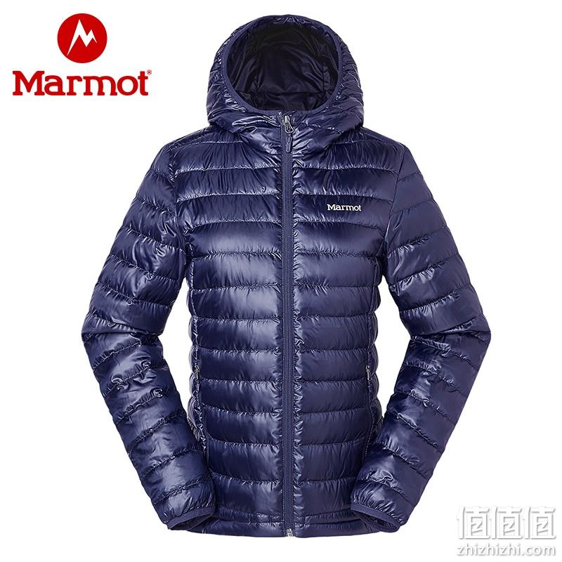 低过双11！Marmot 土拨鼠 Highlander 女士700蓬轻薄款连帽羽绒服 V79360 双重优惠399元包邮 值值值-买手聚集的地方