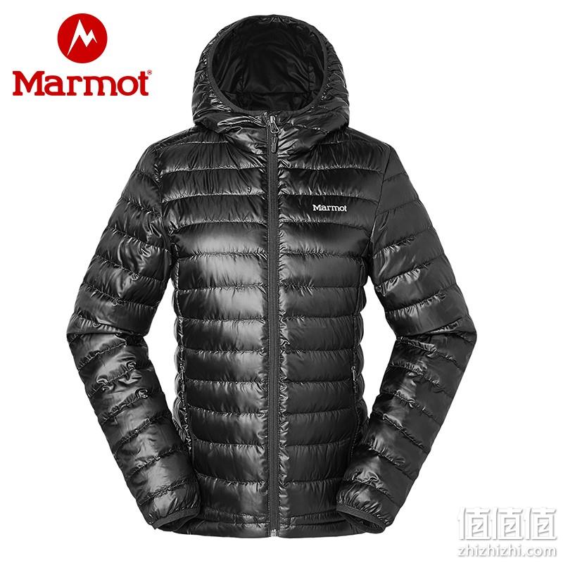 低过双11！Marmot 土拨鼠 Highlander 女士700蓬轻薄款连帽羽绒服 V79360 双重优惠399元包邮 值值值-买手聚集的地方