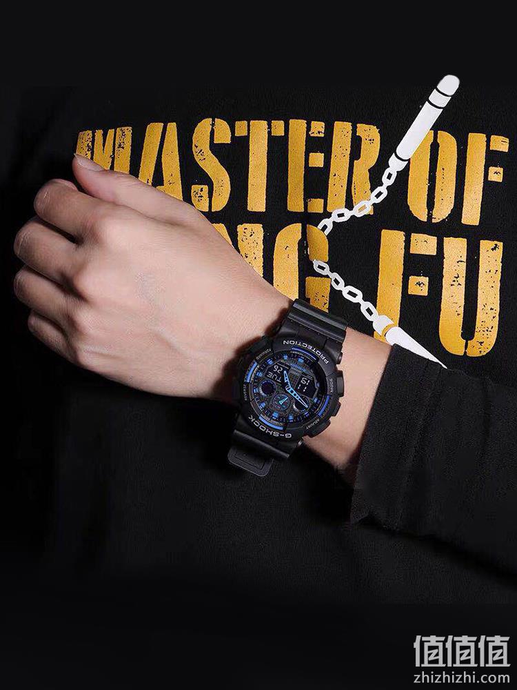 CASIO 卡西欧 G-SHOCK 男士运动石英表 GA-100-1A2DR 519元包邮（双重优惠） 值值值-买手聚集的地方