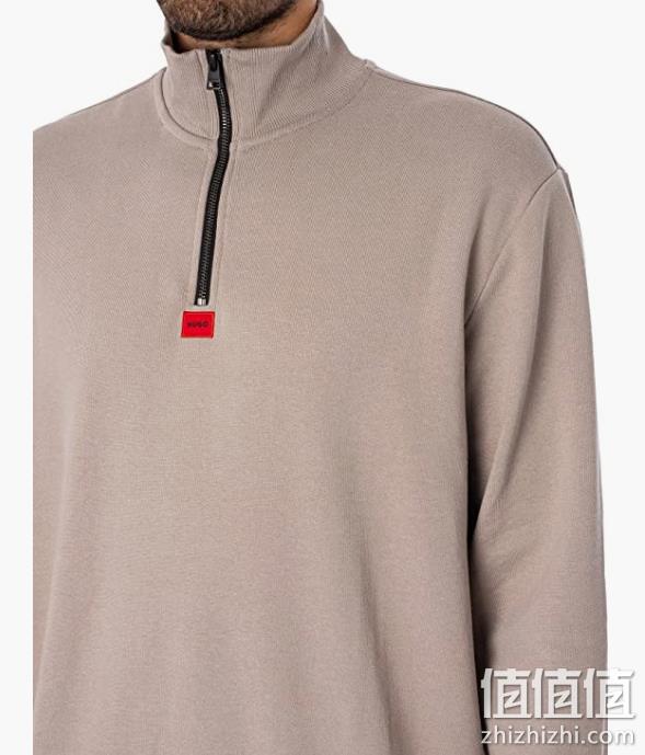 HUGO Hugo Boss 雨果·博斯 Durty 男士宽松徽标毛圈布卫衣运动衫 406.98元（天猫旗舰店1000元） 值值值-买手聚集的地方