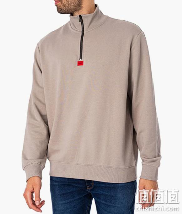 HUGO Hugo Boss 雨果·博斯 Durty 男士宽松徽标毛圈布卫衣运动衫 406.98元（天猫旗舰店1000元） 值值值-买手聚集的地方