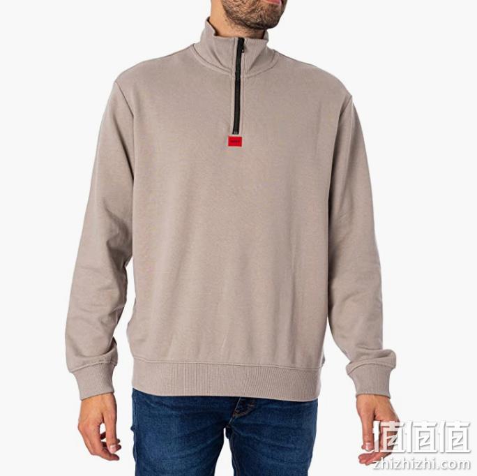 HUGO Hugo Boss 雨果·博斯 Durty 男士宽松徽标毛圈布卫衣运动衫 406.98元（天猫旗舰店1000元） 值值值-买手聚集的地方