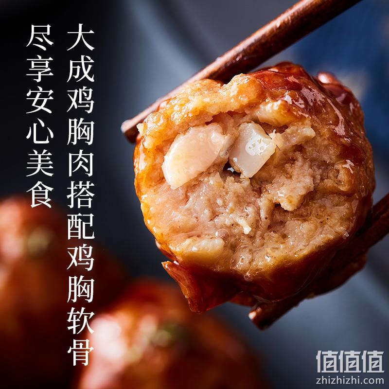 北京奥运会食材供应商，大成姐妹厨房 日式脆骨鸡肉丸串微波即食400g*3袋*2件 新低119.8元包邮（19.96元/袋） 值值值-买手聚集的地方