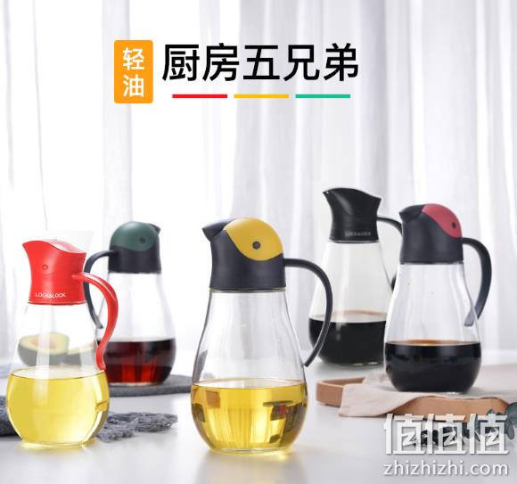Lock＆Lock 乐扣乐扣 自动开合玻璃油壶 550ml 29元包邮（需领券） 值值值-买手聚集的地方
