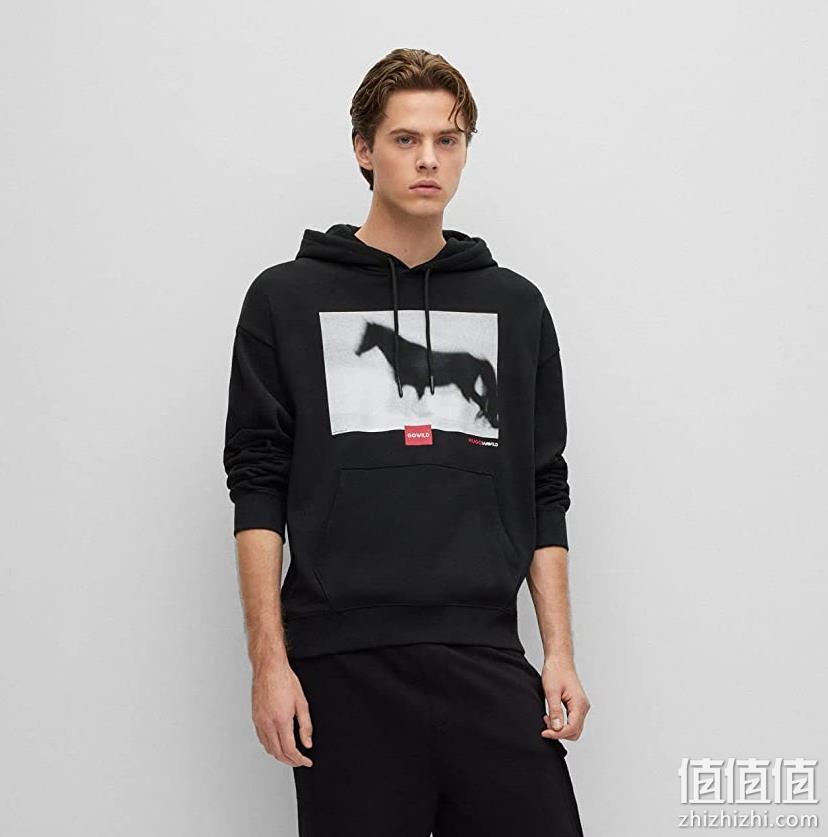 HUGO Hugo Boss 雨果·博斯 Dorse 男士纯棉休闲连帽卫衣 50484164 549.53元（官网1850元） 值值值-买手聚集的地方