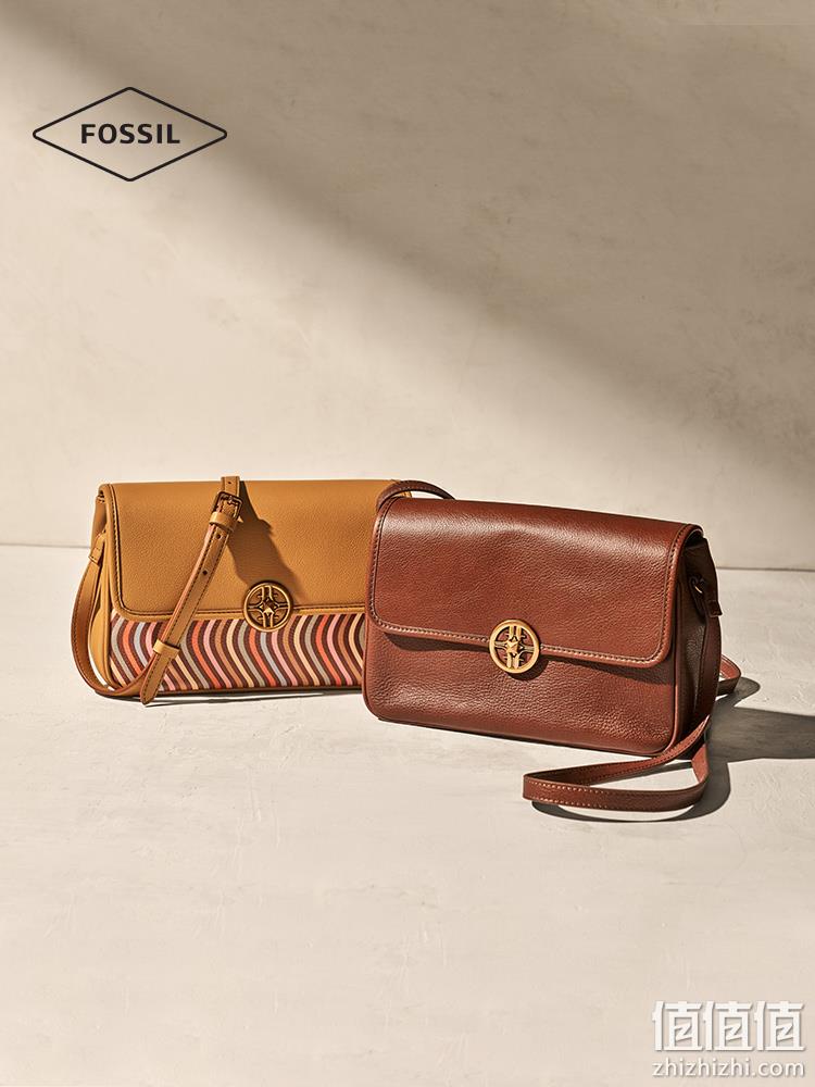 Fossil 化石 JASMINE系列 女士真皮单肩包 SHB2884001 2色 576.3元包邮（双重优惠） 值值值-买手聚集的地方