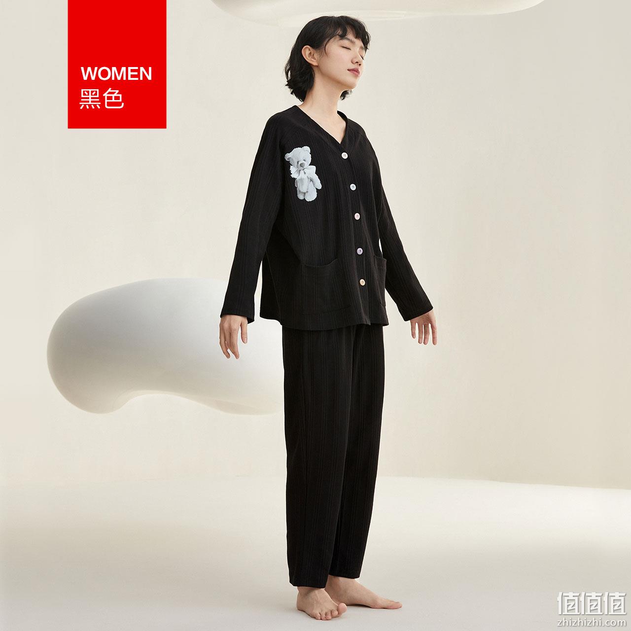 Hodohome 红豆居家 柔感系列 可外穿纯棉家居服套装 AEJ132 149.8元包邮（需领券） 值值值-买手聚集的地方